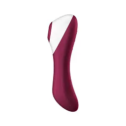 Вакуумний кліторальний стимулятор з вібрацією Satisfyer Dual Crush бордовий - мініатюра 4