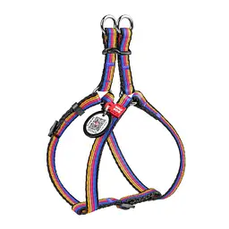 Шлея Waudog Nylon з QR паспортом малюнок Лінії 1