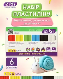 Пластилін ZiBi Kids Line 6 кольорів 96 г (ZB.6271) - мініатюра 4