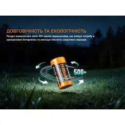 Акумулятор Fenix 16340 (1150 mAh) (ARB-L16-1150P) - мініатюра 5