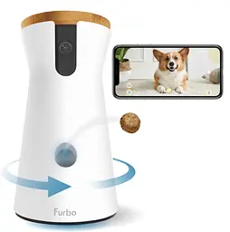 Камера для собак Furbo 360, Full HD, нічне бачення, двосторонній звук, автоматична подача ласощів