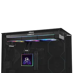 СВО Lian Li HydroShift II LCD-S 360CL Black (G89.GHS2LCDS36CB.000) (G89.GHS2LCDS36CB.00) - мініатюра 5