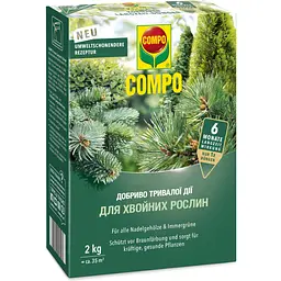 Тверде добриво тривалої дії для хвойних COMPO 2 кг