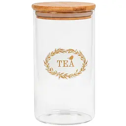 Банка для зберігання Galleryglass Tea скляна з бамбуковою кришкою 750 мл (85005884)