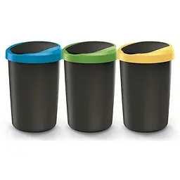 Баки для сортування сміття Prosperplast Compacta R комплект 3 шт по 40 л (NRAB40S3) - мініатюра 4