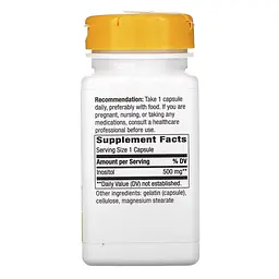 Вітаміни та мінерали Nature's Way Inositol 500 mg, 100 капсул - мініатюра 2