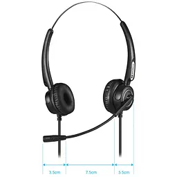 Гарнітура Sandberg Office Headset Pro Stereo ,USB, Чорний - мініатюра 4
