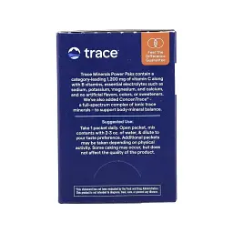 Вітамінно-мінеральний комплекс Trace Електроліти, смак лимон-лайм, Electrolyte Stamina PowerPak, 30 пакетів (TMR00052) - мініатюра 5