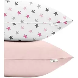 Набір наволочок Cosas Rose Grey Stars 50х70 см (SetPillow_StarGreyRose_Rose_50x70)