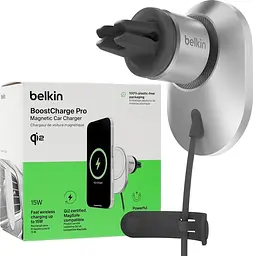 Belkin Автомобільний тримач смартфона Belkin Qi2 з бездротовою зарядкою (дефлектор) - мініатюра 10
