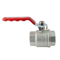 Кран кульовий Ггв Koer Extreme KE.214-40 - 1 1/2" FF ручка "важіль" червона KR5748 - мініатюра 4
