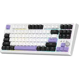 Клавіатура MageGee SKY 87 RGB Wireless Ivory White Switch Ice Purple (6971969728486-UA) [164308] - мініатюра 3