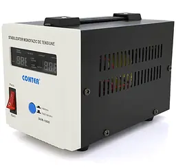 Стабилизатор напряжения Conter SVR-1000VA/750W однофазный, напольного монтажа, LED дисплей, DC150-270V, AC230±8 750 Вт (CR-SVR-1000)