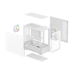 Корпус для ПК Deepcool CG380 3F White (R-CG380-WHAGM3-G) - мініатюра 2