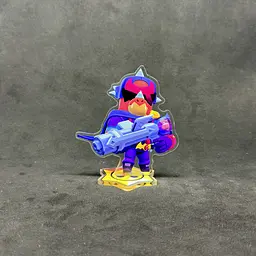 Акрилова колекційна фігурка Brawl Stars Полковник Гавс (Colonel Ruffs) 10 см - мініатюра 2