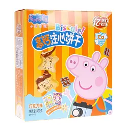 Печиво з кальцієм Yizhi Biscuit Peppa Pig Chocolate Flavor 160г