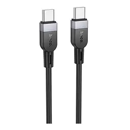 Кабель синхронізації Hoco X109 Silicone 60W/3A Type-C to Type-C 3m Black (35922_3605826) - мініатюра 2