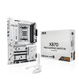 Материнcька плата X870 MAX GAMING WIFI7 W sAM5 X870 4xDDR5 M.2 HDMI USB Type-C Wi-Fi BT ATX біл Asus teh0019042 - мініатюра 9