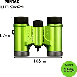 Бінокль Pentax UD 9x21 Green (61813) - мініатюра 2