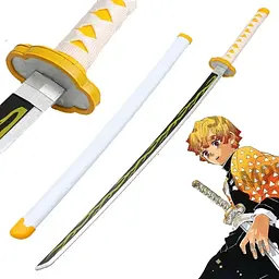 Катана Клинок, що розсікає демонів Зеніцу Агацума Demon Slayer Katana Zenitsu 104 см K DS Z