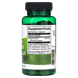Родіола рожева Rhodiola Rosea Root 400 мг - 100 капсул - мініатюра 2
