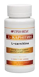 L-Карнітин 100 капсул Грін-Віза
