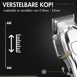 Професійний бездротовий триммер Sansbeaute Cheveux Hair - мініатюра 8