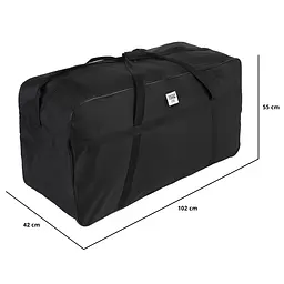 Сумка дорожня TravelZ Bag 235 liter Black (604348) - мініатюра 2