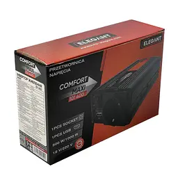 Перетворювач напруги Elegant 12V - 220V 500W-1000W З Розеткою 1 USB Клеми (EL 101 400) - мініатюра 4