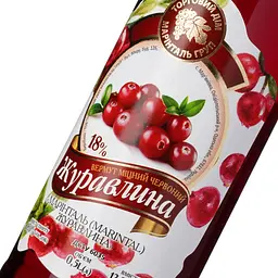 Вермут Marintal Журавлина міцний червоний 18% 0.5 л - мініатюра 5