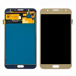 Дисплей для Samsung J700 Galaxy J7 із золотистим тачскрином із регульованою підсвіткою
