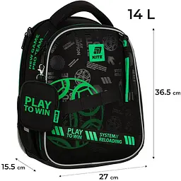 Рюкзак Kite Education каркасний 555 Play&Win (K25-555S-2) - мініатюра 3