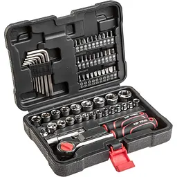 Набір ключів торцевих гайкових ключів Top Tools 3/8" 63 предмети 38D515