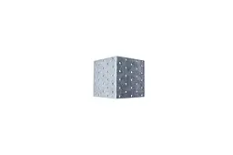 Кутник меблевий перфорований Apro 100 x 100 x 100 x 2 мм (в упаковці 5 шт.) - мініатюра 3