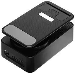 Портативна акустика WUW R190 Bluetooth + підставка утримувач 2 в 1 Desktop Speaker - мініатюра 2