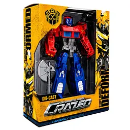 Дитяча іграшка Трансформер W8840(Red-Blue) пластик, робот 19 см+вантажівка