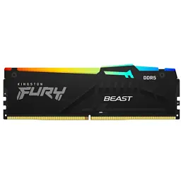 Модуль памяти для компьютера DDR5 64GB 5600 MHz Beast RGB EXPO Black Kingston Fury (ex.HyperX)