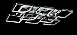 Люстра стельова LED Splendid Ray LK238/6+2, 360W, хром, сучасний стиль для дому