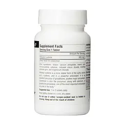 Амінокислота Source Naturals NAC (N-Ацетил-L-Цистеин) 600мг, 60 таблеток (SN0850) - мініатюра 2