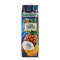 Нектар Sandora Смаки світу Sunny Caribs Банан-ананас-кокос неосвітлений стерилізований 950 мл - мініатюра 2