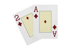 Карти гральні United States Playing Card Company Fournier 2800 Titanium Jumbo Index (blue) (1028935) - мініатюра 2