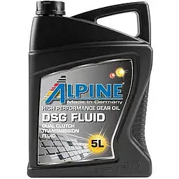 Олива трансмісійна для АКПП синтетична Alpine DSG (BMW DCTF-1/MTF LT-5, VW G 052 182) 5 л