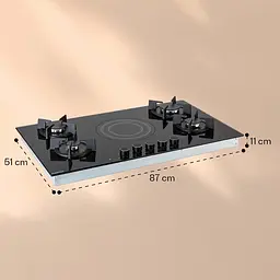 Варильна поверхня газова Klarstein MultiChef 5 (10036338) - мініатюра 9
