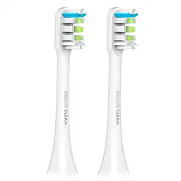 Насадка для зубної щітки Xiaomi SOOCAS X1/X3/X5 BH01W (Білі, 2 шт) - мініатюра 2