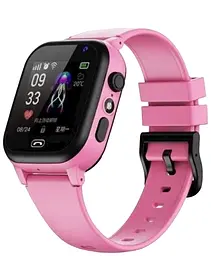Смарт годинник-телефон дитячі C005 з камерою GPS SIM-карта Pink (18331)