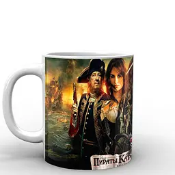 Кухоль GeekLand Pirates of the Caribbean Пірати Карибського моря постер PC.02.001 330 мл білий - мініатюра 2