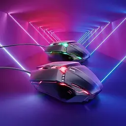 Клавіатура + миша дротова Hoco GM18 Luminous Black - мініатюра 4