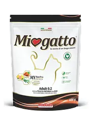 Сухий корм для кішок Morando MioGatto з куркою 400 г