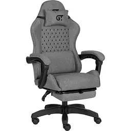 Геймерське крісло GT Racer X-2339 Fabric Black/Gray [166923] - мініатюра 3