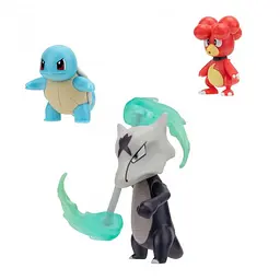 Набір ігрових фігурок Pokemon W19 - Магбі, Сквіртл, Алола Маровак - мініатюра 3